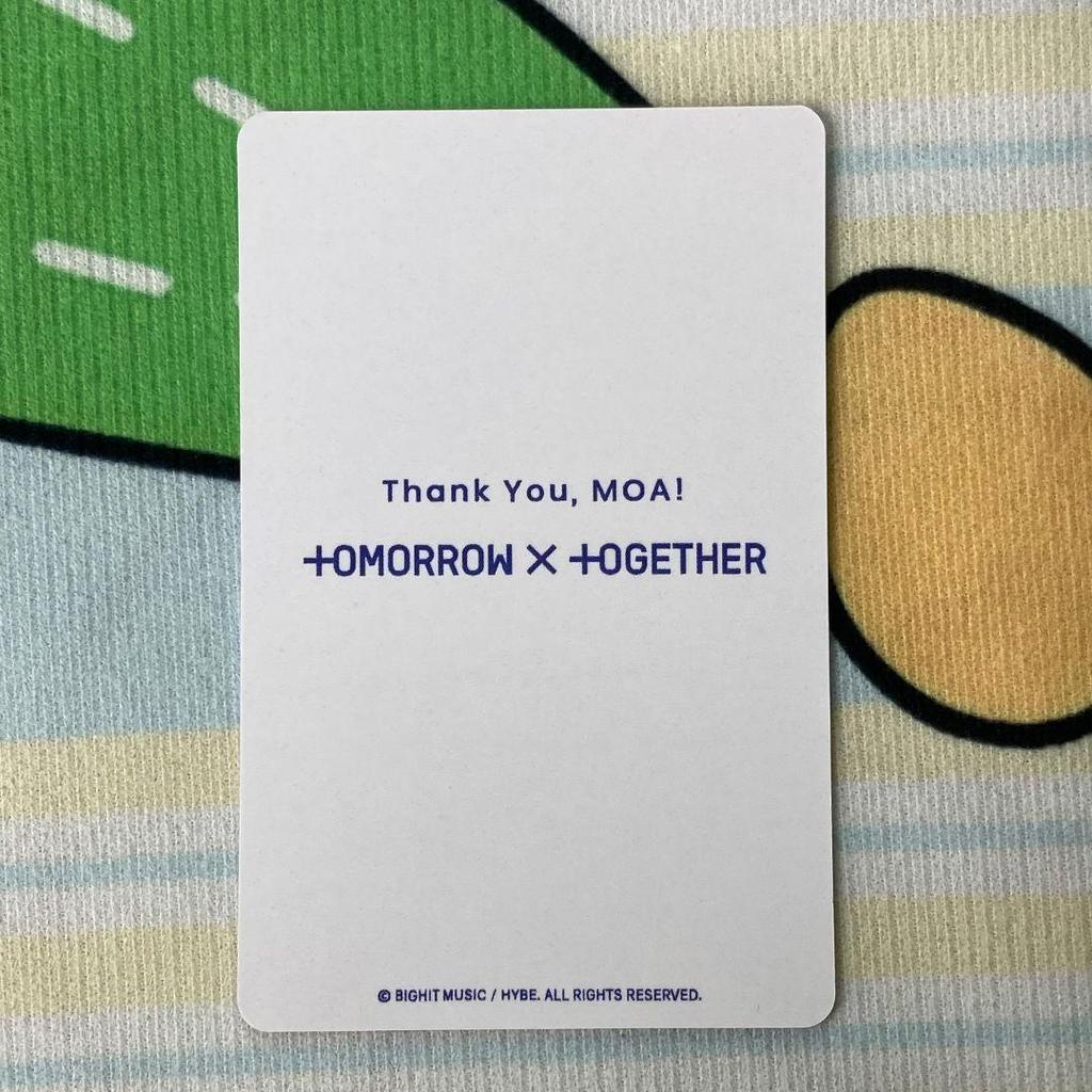 [USED] TXT New Membership Fan Club Benefits FC Friend Referral Trading Card Hueningkai