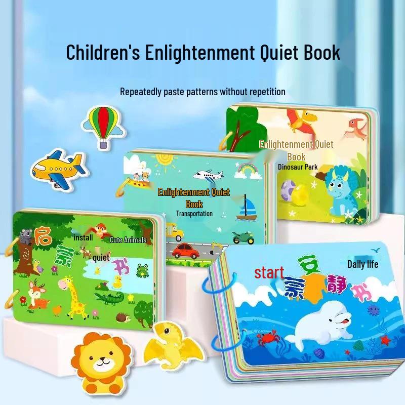 Newcomer Exclusive: Tearable Baby Book with Velcro - Quiet, Biteable Early Education