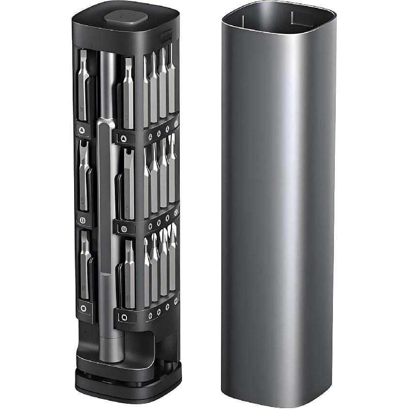 46-in-1 Magnetic Precision Screwdriver Set with Metal Case - Professional Repair Tool Kit for Electronics, Eyeglasses, Watches, Phones, Laptops, DIY