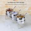 201 Stainless Steel 4-Piece Seasoning Jar Set
