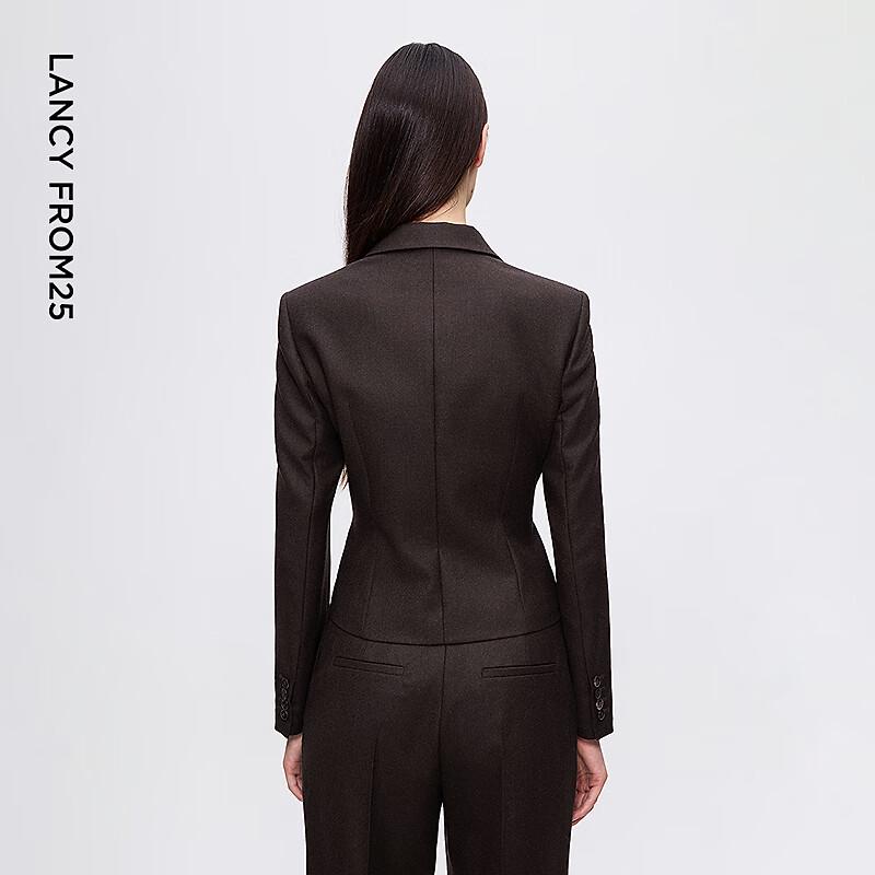 Lancy Women's Lambswool Commuter Blazer Jacket