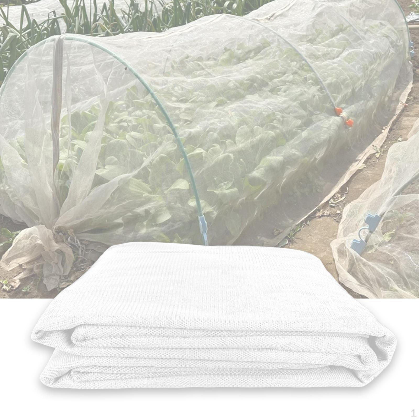 

, Barrier 2.4 M Wide, Raised Bed Screening Animal Net for Fruit, Beds, Blueberries, Figs Length 4M білий