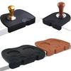 Silikon Espresso Kaffee Tamper Matte Gummi Eckmatte(kein Kaffeestempel) Rutschfeste Unterlage Kaffeepresse Werkzeug Kaffeezubehör