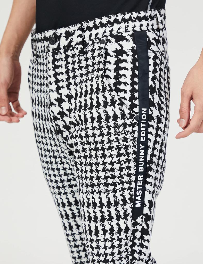Long Pants Golf 5 [Master Bunny] Men's (Glen Plaid/Stretch) / / 758-2231907 030_White [L]