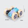 Dinosaur Themed Double-Sided Stunt Car Remote Control With Crack Light Rolling Four-Wheel Drive Spinning Children'S Toy Gifts