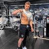 Men's Summer Drawstring Fitness Sports Short Pants Loose Casual Cotton Running Shorts with Pockets