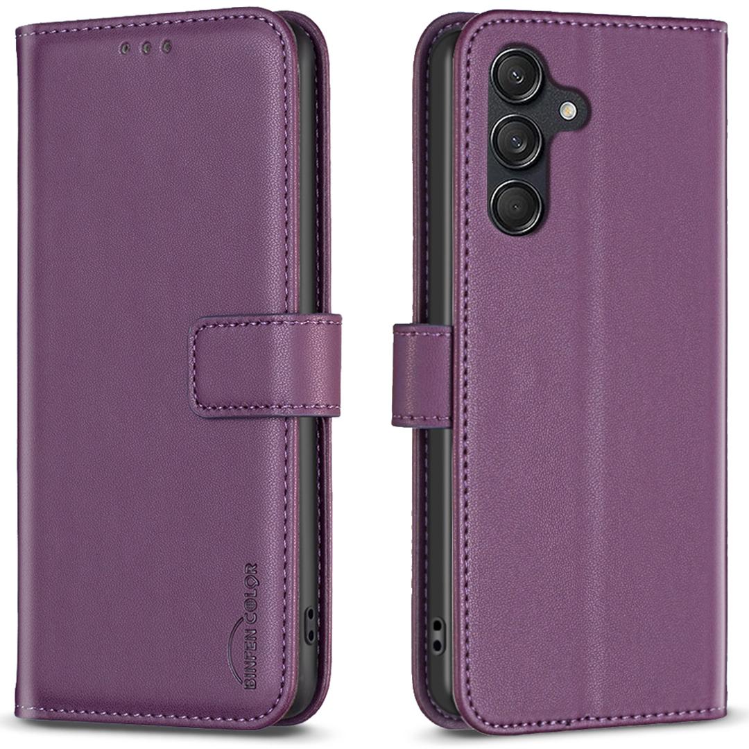 Dark Purple Leather