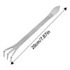 1pc Stainless Steel Root Rake Bonsai Potted Plants 3-Prong Loosen Soil Tool Handheld Rustproof Rake Home Gardening Tool