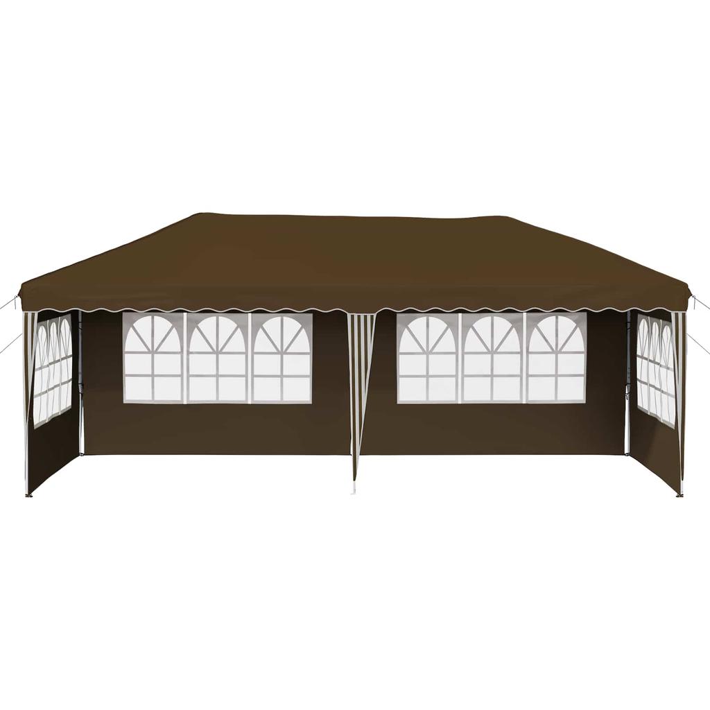 Pop Up Party Tent 575 X 289 X 245 Cm Taupe
