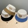 Baby Summer Fisherman Hat Cute Bear Toddler Children Mesh Breathable Sun Hat Outdoor Beach Boys Girls Panama Fisherman Hat