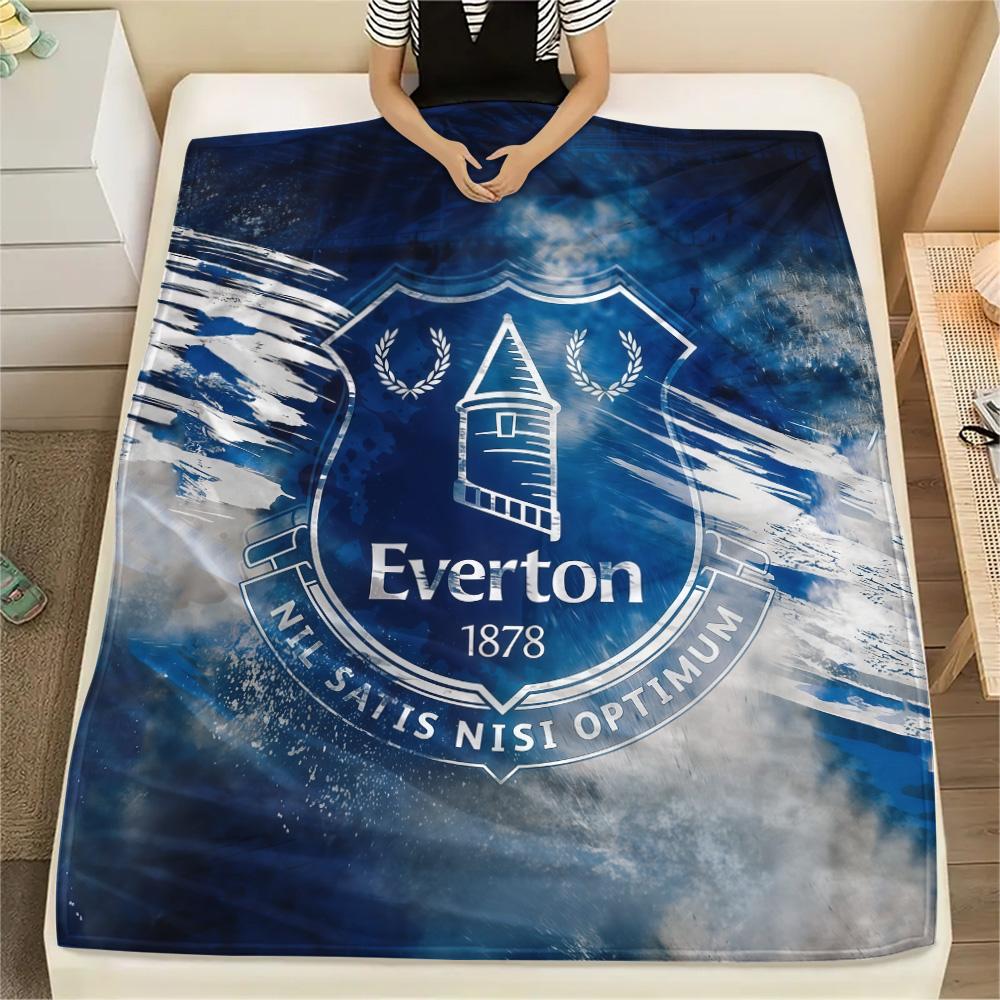 Everton F.C Flannel Blanket, High quality Comfortable for All Seasons, Home Decor, Warmth and Comfort