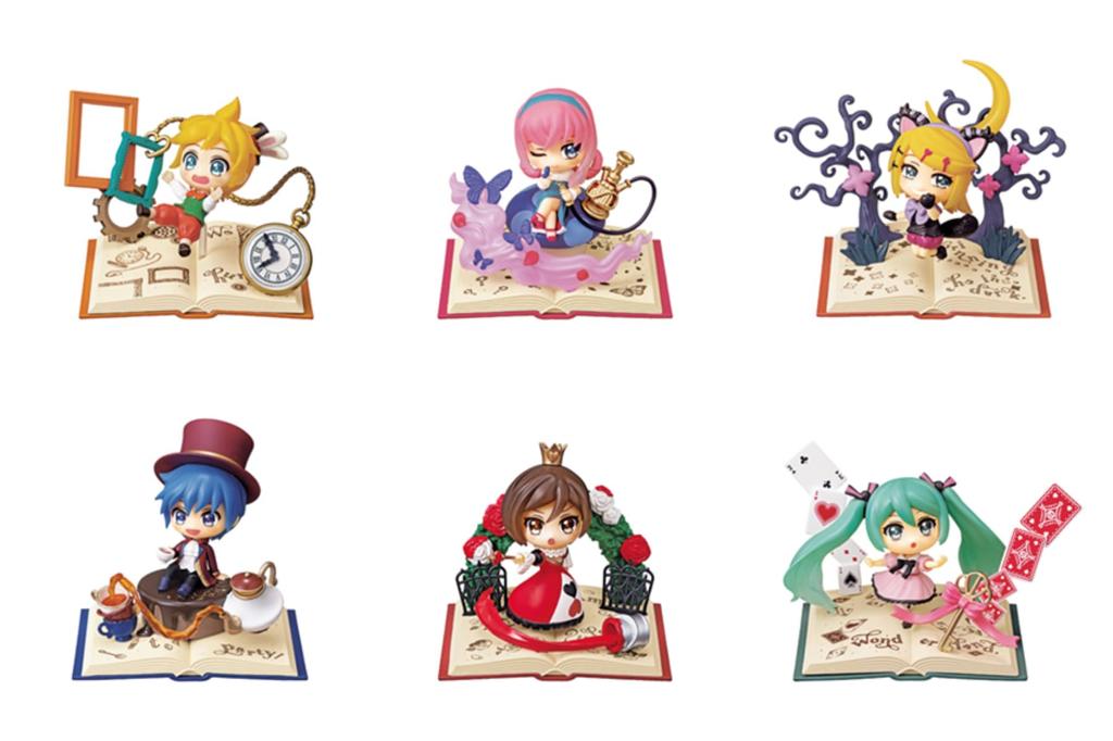 Hatsune Miku Series Secret Wonderland Collection Boxed 6 6 Pieces Re-ment Product, Types,