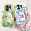 For Infinix Hot 50i Case Hot50i X6531 Lovely Rabbit Silicone Soft TPU Cover Fundas For Infinix Smart 9 Smart9 X6532 Phone Cases