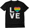 Rainbow Heart Love T-shirt