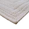 Tapis aspect jute à motif blanc ivoire 190x290