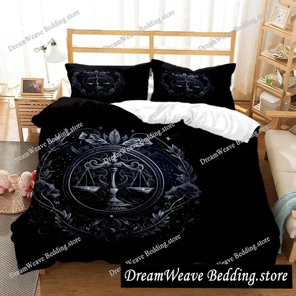 Constellation Personalized Print Quilt Cover Soft and Comfortable Comforter Bedding Sets Complete Size Customizable Luxury Gift