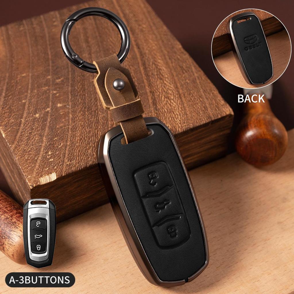Geely Car Key Covers: Xingyue L, Emgrand Full Wrap, Boyue L Shell, Xingrui Retro Leather, Bin Yue Buckle, Bin Rui ICON Bag