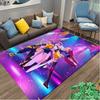 1pc Area Rug Appropriate for Office, Kpop Demon Hunters Carpet, Versatile Printed Chair Rug, Durable Home Sofa Carpet