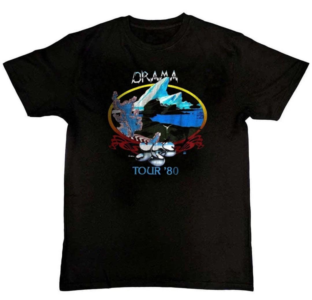 Yes Band Drama Tour Graphic Print Mens T-Shirt XXXXL