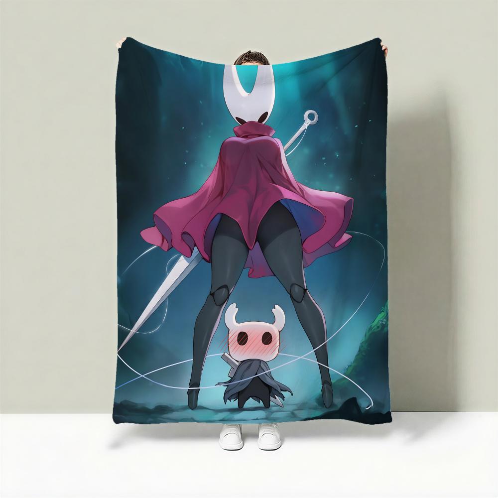 

Game H-Hollow Knight Throw Lightweight 240g Flannel Blanket Soft Skin-friendly for Summer Cooling 75cmx90cm