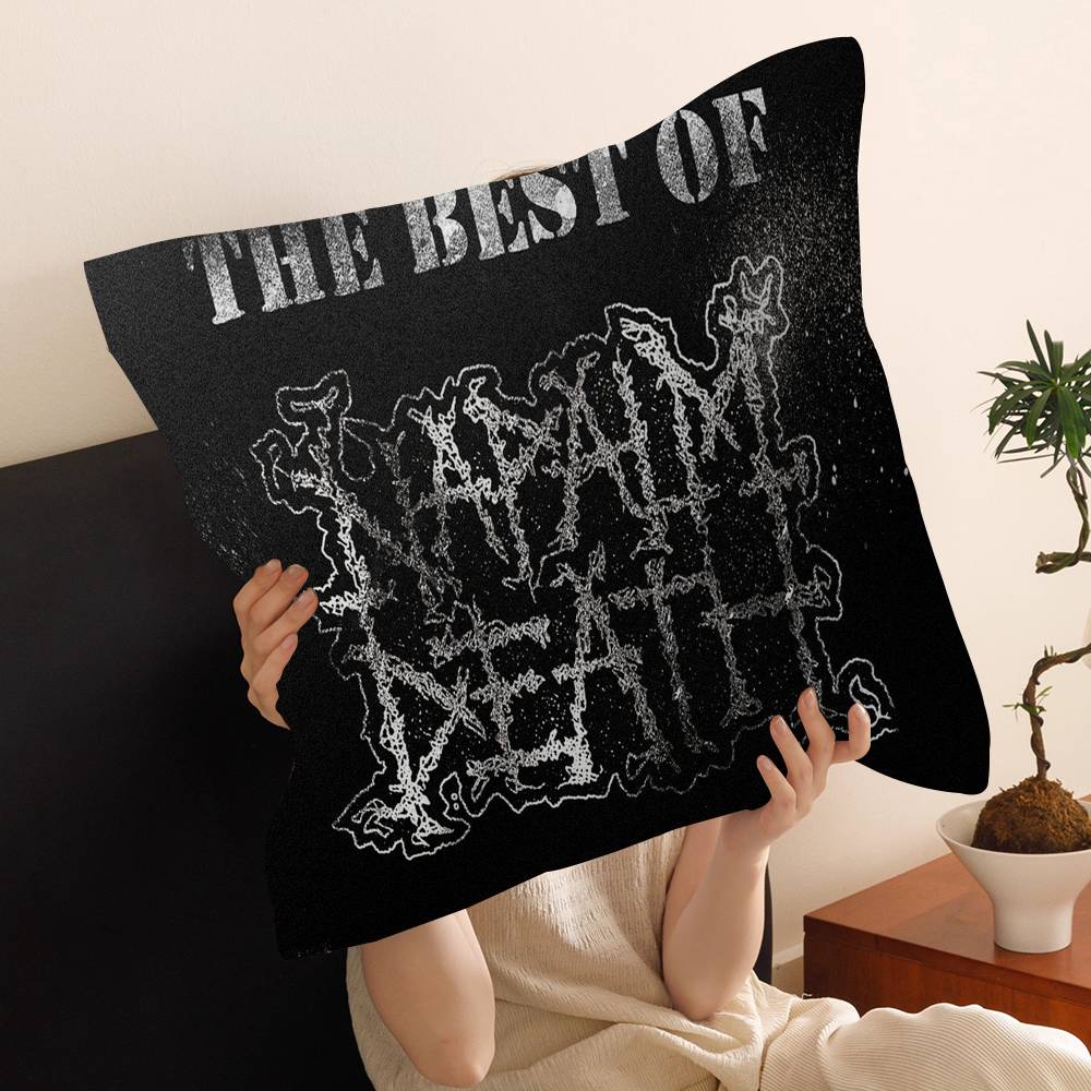 Heavy Rock Band-Napalms-Deaths Pillow Gifts Home Office Furnishings Bedroom Sofa Car Cushion Cover case 45x45cm