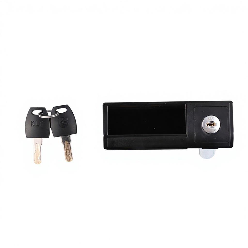 E501S Key-Operated Mechanical Sliding Door Handle Lock (Silver,Stainless Steel) серебряный