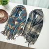 Korean-Style Imitation Cashmere Plaid Scarf - Thick, Warm Autumn/Winter Fashion for Women & Men