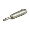 P543 6.5 XLR Female Adapter Plug 2 Pin Adapter