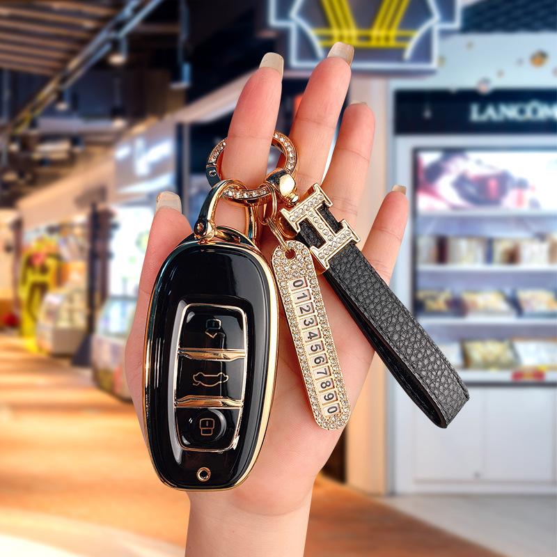 FAW Hongqi H7 Key Cover, EQM5 EHS3 Remote Key Protection Case