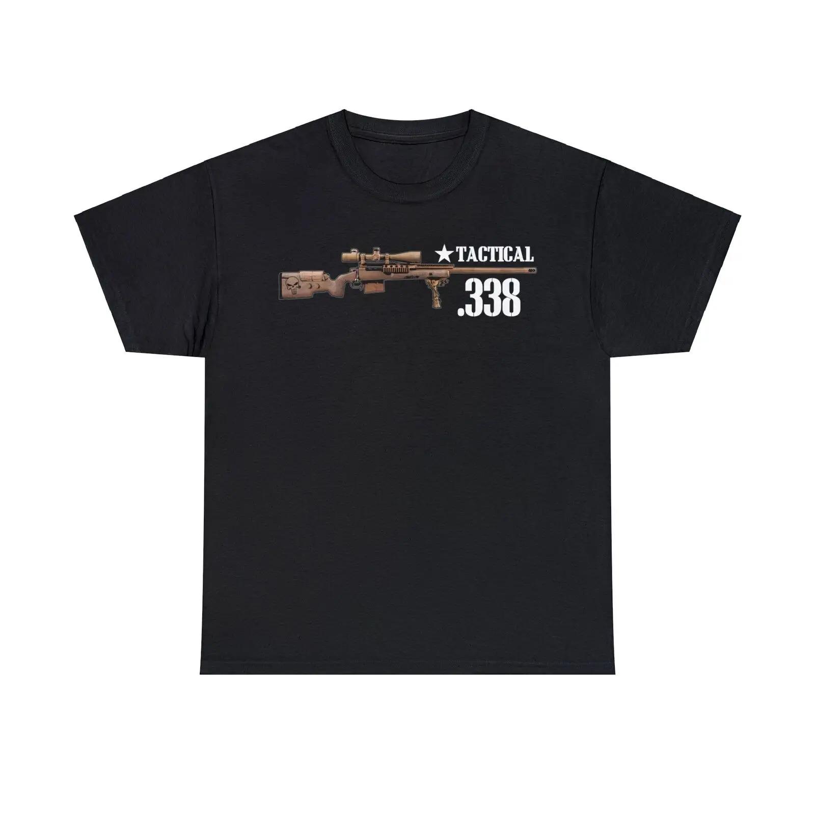 Tactical Chris Kyle Legendary 338 Sniper Rifle TShirt 100 Cotton Crew Neck Short Sleeve Summer Casual Unisexs Tshirts S