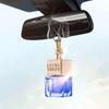 Auto Aromatherapy Fragrance Pendent Bottle Perfume Diffuser Automotive Decoration Car Hanging Glass Bottle Empty Perfume