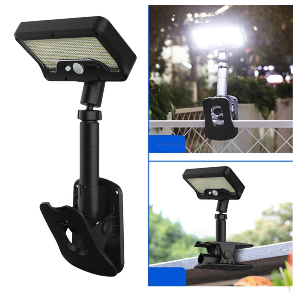 Clip On Outdoor Solar Fence Lamp Creative Multifunction Courtyard Light Sensing for Outside