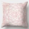 Pink Series Pillowcase 45cmX45cm Square Sofa Pillow Cover Rose Cushion cover
