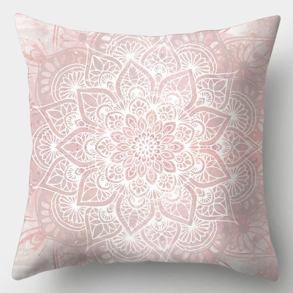 Pink Series Pillowcase 45cmX45cm Square Sofa Pillow Cover Rose Cushion cover