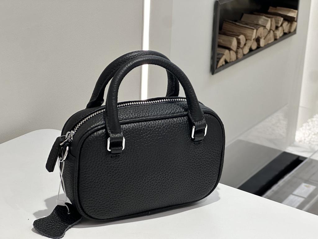 Top Layer Togo Cowhide Protective Ball Bag 2025 New Style Polo Style Real Leather Handbag Small Capacity Single Compartment Diagonal Bag Women's