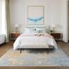 NOAHAS Faux Cashmere Printed Carpet Abstract Collection Rugs Soft Modern Rugs Living Room Bedroom Home Decor Indoor Rugs