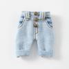 Fashion Denim Long Pants Doll Leggings For 1/11 OB11 Dolls for 1/12 Mini BJD Doll Casual Wears Pants Clothes Doll Accessories