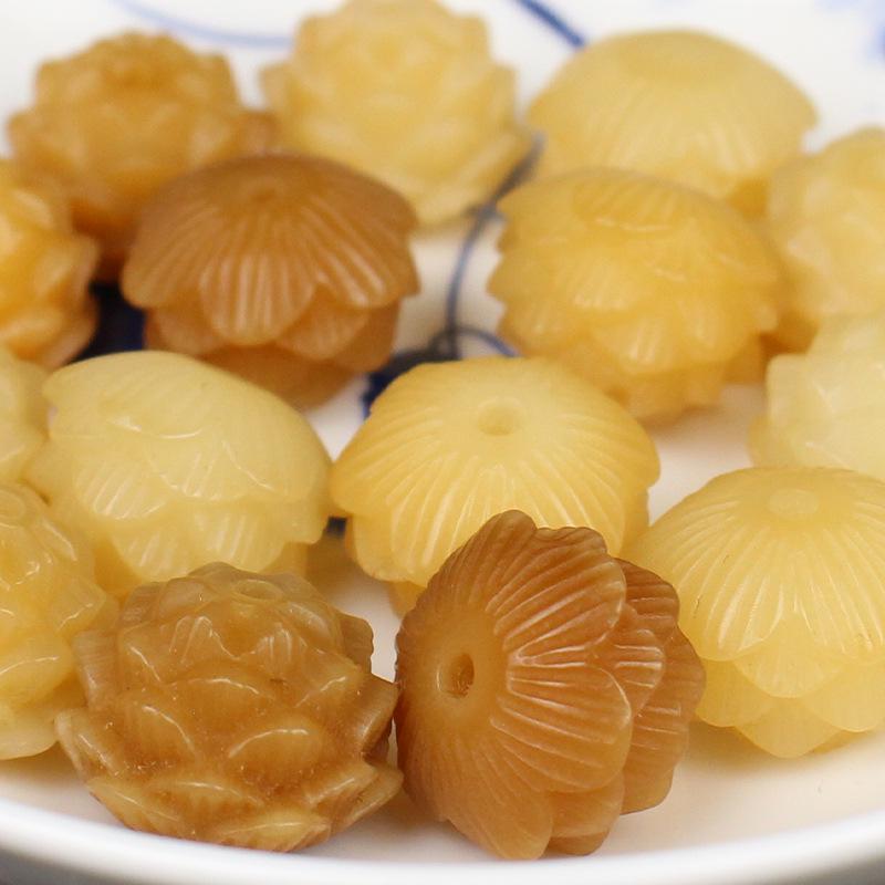 Wisiorek Korzeń Bodhi Węgiel Lotosowy: Koraliki buddyjskie do tworzenia biżuterii DIY, bransoletek