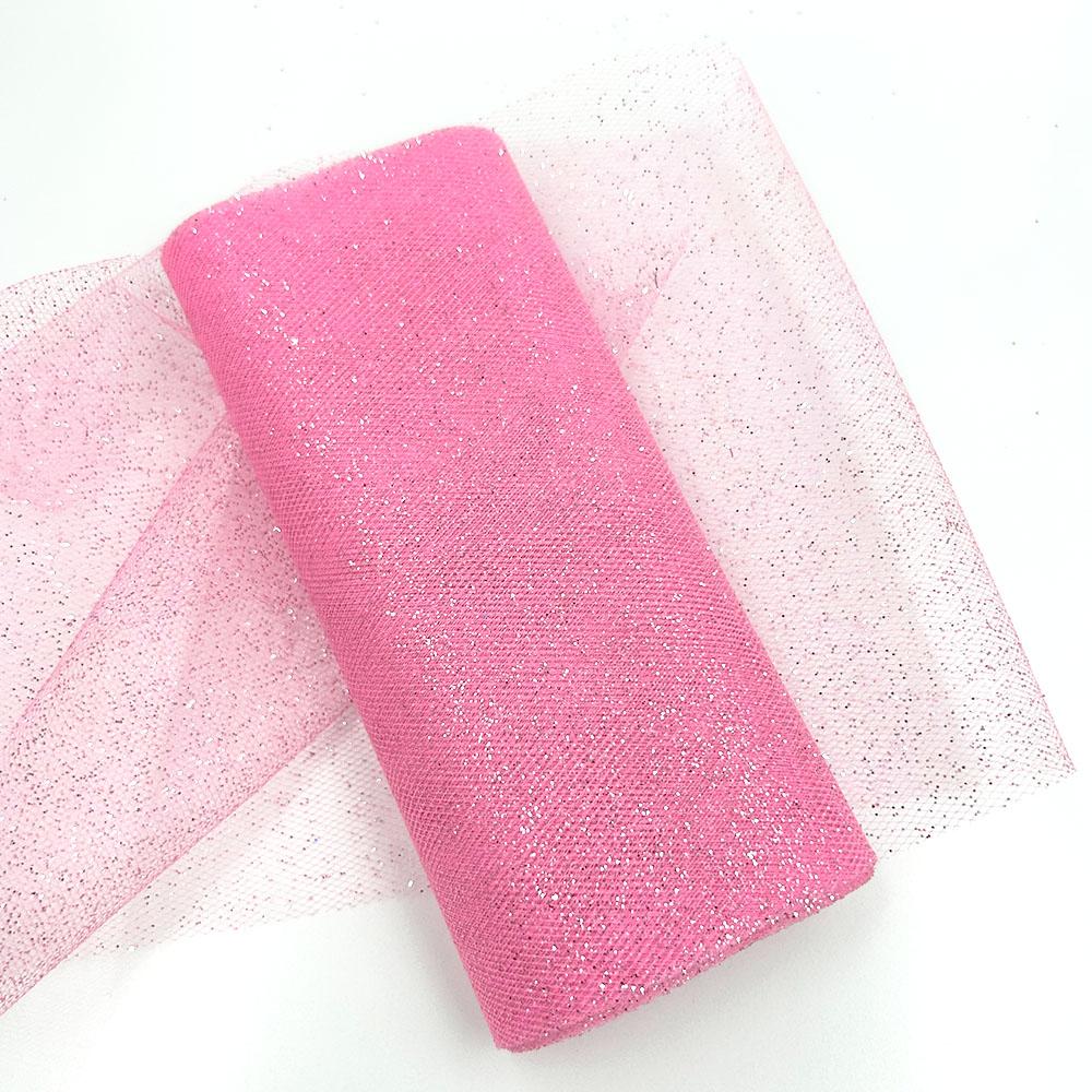 6" X 10 Yards Dots/Sequin/Glitter Tulle Rolls For Tutu Dress Gift Wrapping Wedding Decoration DIY Party Backdrop Ribbon Supplies
