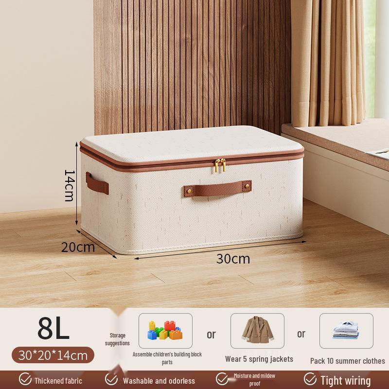 Cotton Linen Large Capacity Clothing Storage Box