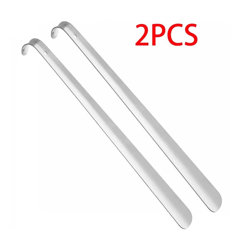 52CM Stainless Steel Long Handle Shoe Horn Metal Shoe Lifter for Seniors Pregnant Women