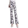 Cuihua Women's Summer Micro-Flare Body-Shaping Pants, 2025 Fashion Trends, Elastic Waist, Slimming and Versatile Design