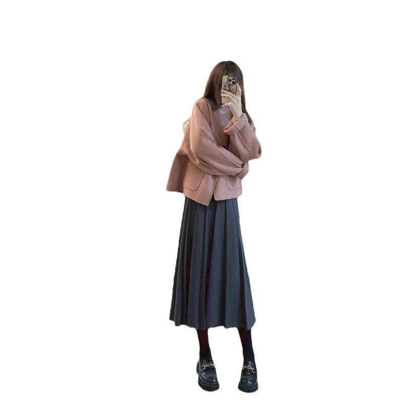 Women's Korean Style Woolen Coat: Autumn/Winter, New Small Fragrance, Velvet-Lined, Thick, Short Suit.