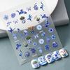 1 Piece 5D Chic Dragonfly Insect Butterfly Nail Sticker Retro Totem Nail Art Decoration Sticker Shape Nail Art Decal