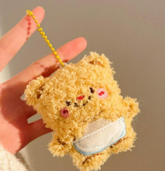 Cartoon Plush Keychains & Girls' Bag Accessories - Small, Versatile Gifts