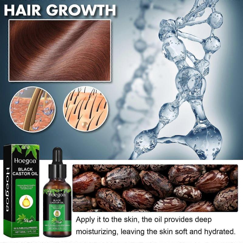 3Pcs Black Castor Oil for Hair Care Set, Castor Oil Shampoo Bar+Castor Oil Hair Mask+Castor Oil Hair Oil, Gentle Cleansing,Strengthen,Moisturizing,Rep