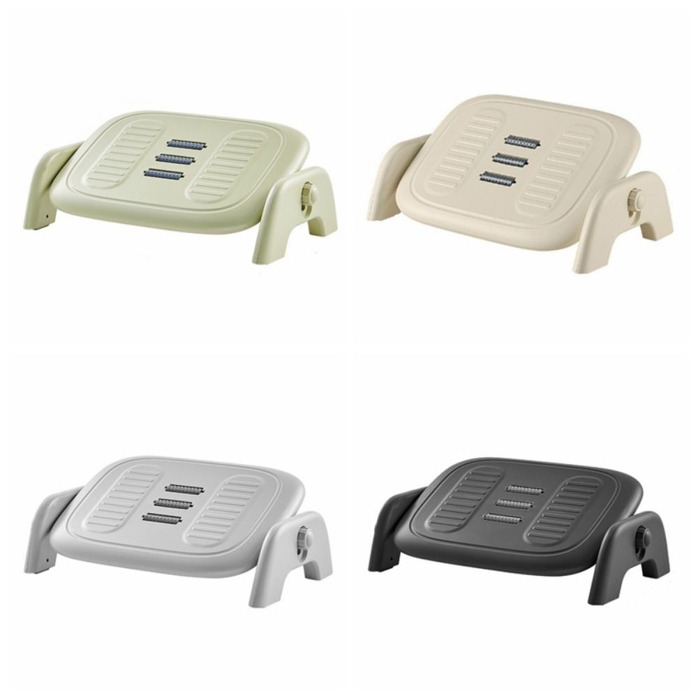 Durable Foot Rest Stool Adjustable Height Footrest Cushion Under Desk Footrest  Living Room