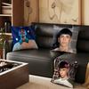 MMilo J Singer Pillow Case Sofa Living Room Bedroom Headboard Backrest Cushion Square Cushion Nap Time
