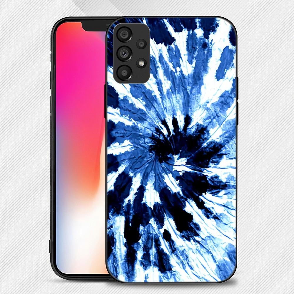 Tie Dyed Phone Case For Samsung Galaxy S22 S23 Ultra S21 S20 FE Plus Note 20 Soft Cover