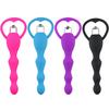 Puntos Women Silicone Long Pull Beads Vibrator Anal Plug Massage Masturbation Product